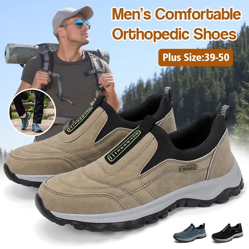 ⏰ Zeitlich begrenzt: 60% RABATT! 🔥 Rutschfeste, atmungsaktive Herren-Wanderschuhe – Haltungs-Korrektur, leichter Komfort & perfekt für Alltag/Ausflug 🚶‍♂️