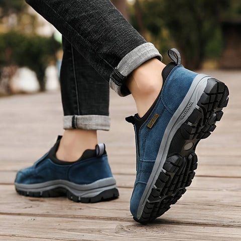 Rutschfeste, atmungsaktive Herren-Wanderschuhe – Haltungs-Korrektur, leichter Komfort & perfekt für Alltag/Ausflug 🚶‍♂️