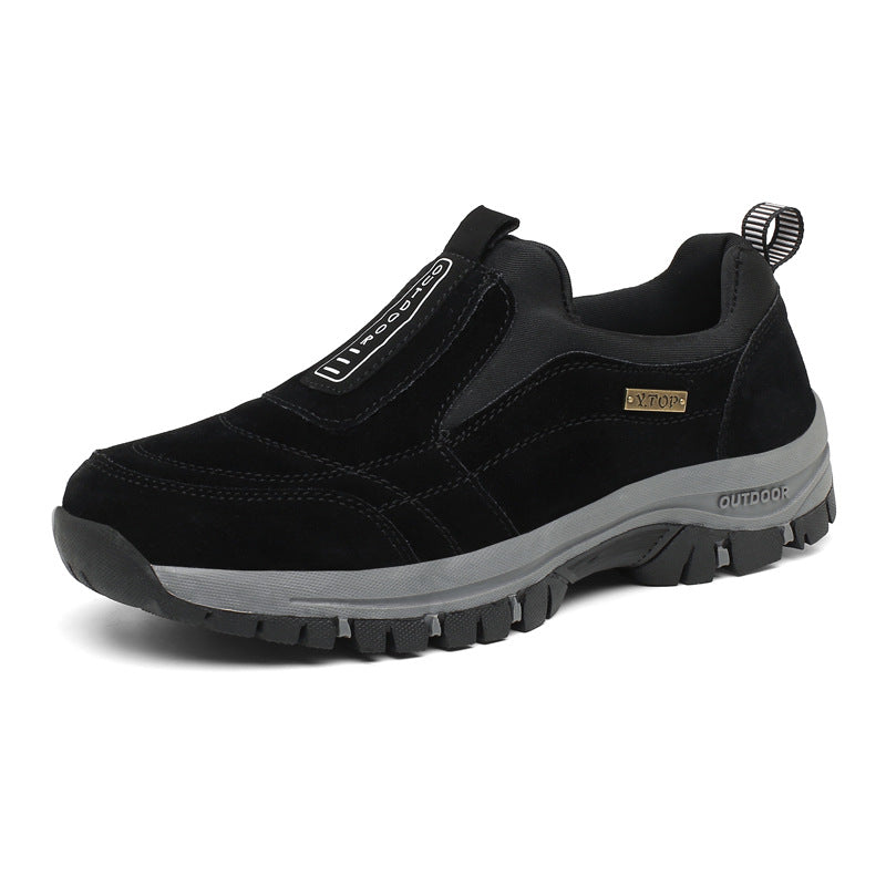 Rutschfeste, atmungsaktive Herren-Wanderschuhe – Haltungs-Korrektur, leichter Komfort & perfekt für Alltag/Ausflug 🚶‍♂️