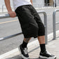 👖 LIMITIERT: 50% RABATT! 🔥 Herren-Caprihose in Übergrößen – Weites Bein, Elastischer Bund mit Kordelzug, Strapazierfähiges Polyester 🔥