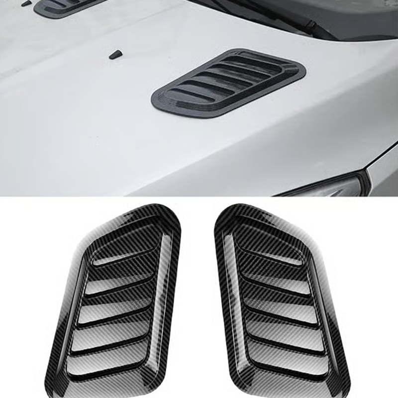 🏎️ LIMITIERT 50% RABATT! ✨ Universelle Motorhauben-Luftschlitze – Sportliches Carbon-Design, Einfach Kleben & Wetterfest ✨