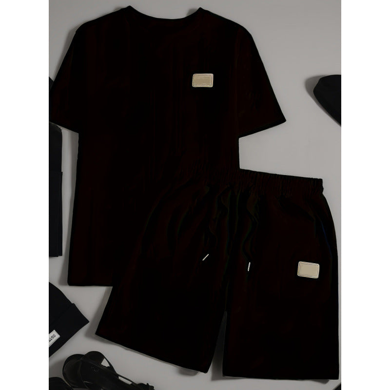 👕 LIMITIERTES ANGEBOT: 50% RABATT! ✨ Zweiteiler-Set für Herren – Einfarbig, Weich, Lässig 🩳