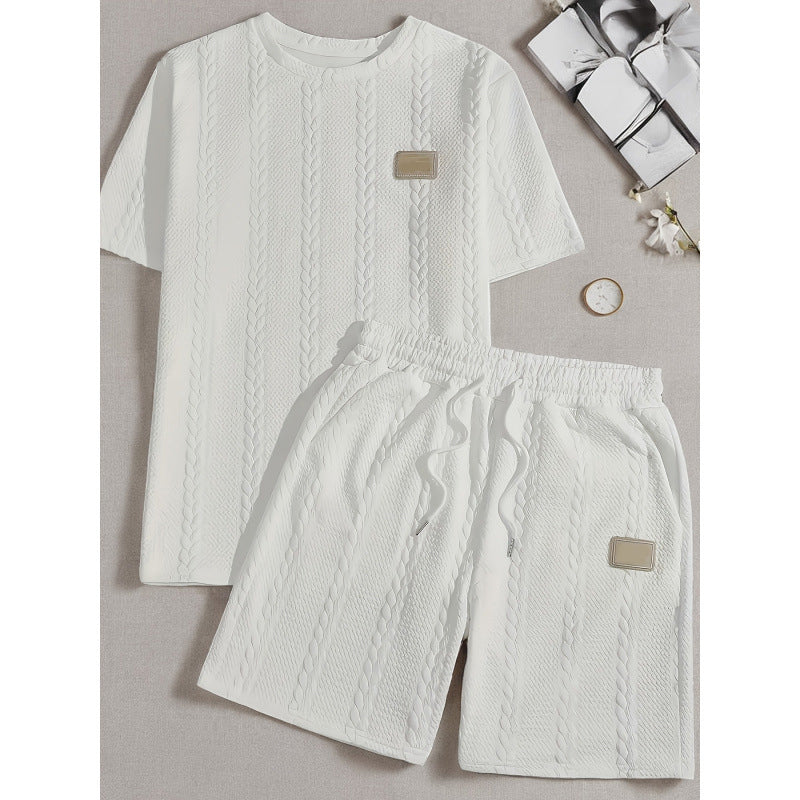 👕 LIMITIERTES ANGEBOT: 50% RABATT! ✨ Zweiteiler-Set für Herren – Einfarbig, Weich, Lässig 🩳
