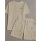 👕 LIMITIERTES ANGEBOT: 50% RABATT! ✨ Zweiteiler-Set für Herren – Einfarbig, Weich, Lässig 🩳