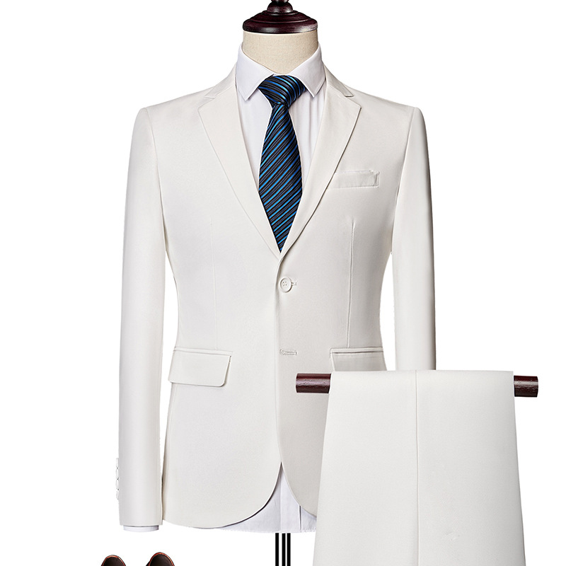 🔥-55% Aktion – Nur solange der Vorrat reicht⏳Zweiteiliges Business-Anzugset für Herren in Modern Fit