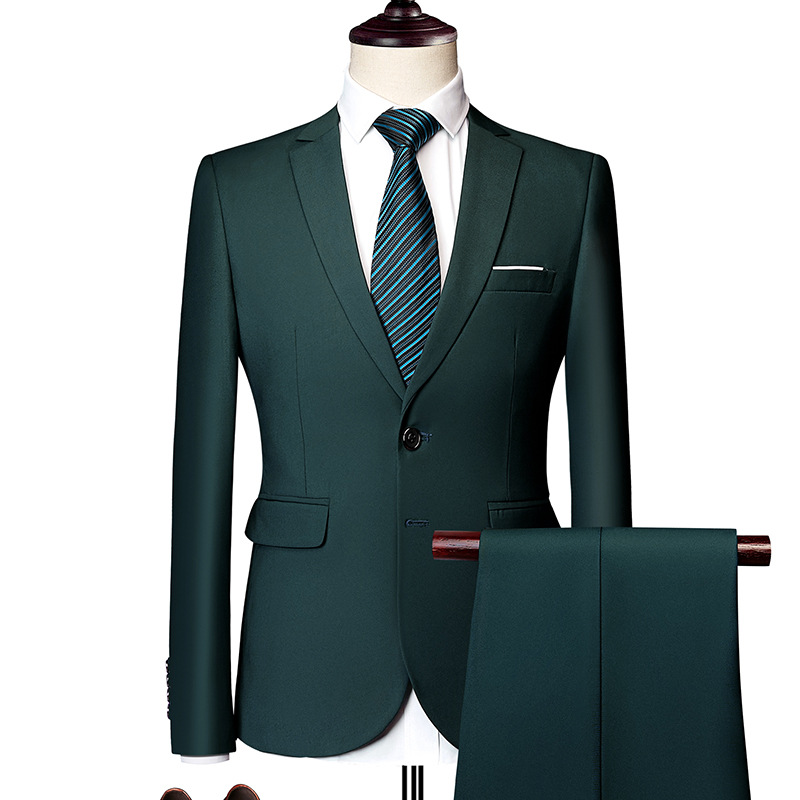 🔥-55% Aktion – Nur solange der Vorrat reicht⏳Zweiteiliges Business-Anzugset für Herren in Modern Fit