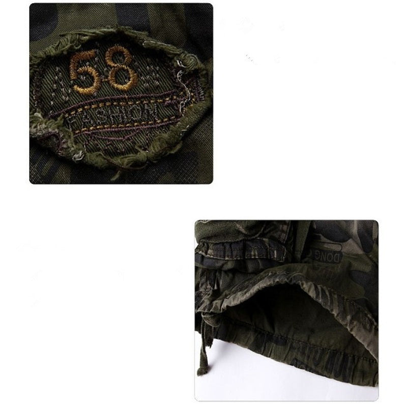 Herren-Cargoshorts 🩸 Klassisch und robust, mit vielen Taschen für alles, was du brauchst, leichtgängigem Reißverschluss, strapazierfähig und abriebfest, geeignet für Arbeit und Freizeit 💪