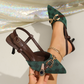 ⏰ 50% Rabatt! Retro-High Heels mit Pferdegebiss – spitz, bedruckt, Stiletto – für einen Hauch französischer Eleganz 💫👠