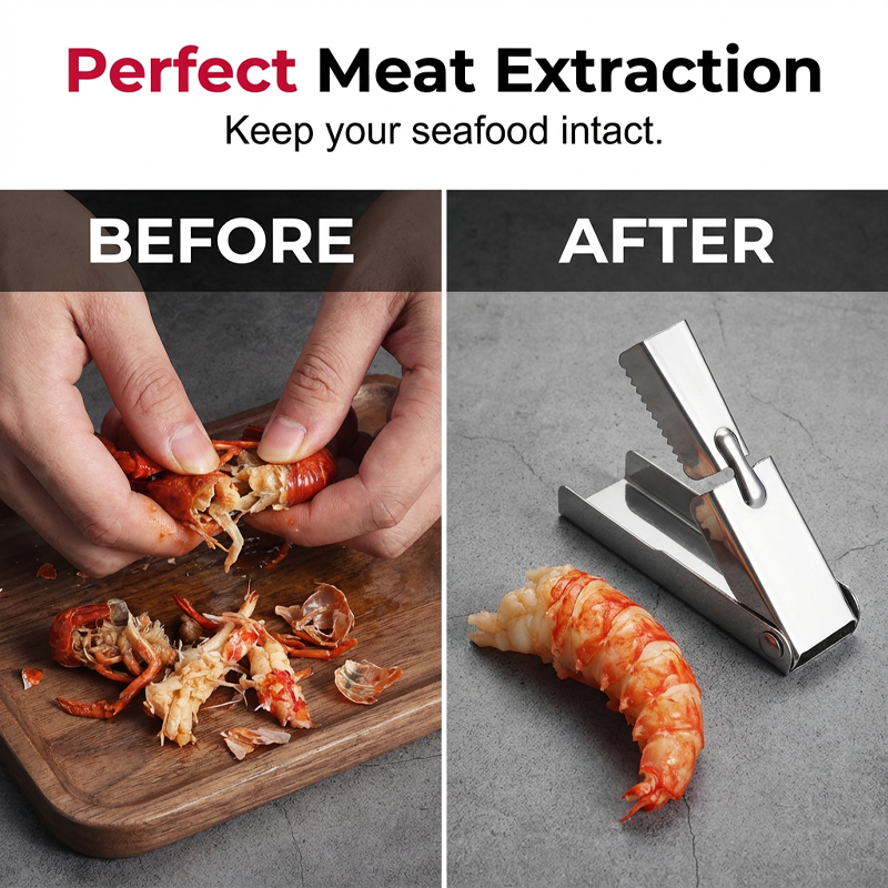 🦞 50% RABATT! 🔪 Hummerschalen-Entferner aus Edelstahl – Robuste Konstruktion, Ergonomischer Griff & Perfekt für einfachen Zugang zum Hummerfleisch 🍽️
