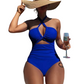 👙 50% RABATT! ☀️ Neckholder-Badeanzug mit Kreuzträgern und hoher Taille – Bauchkontrollierend, figurschmeichelnd & perfekt für Strand, Pool oder den nächsten Urlaub 🌊