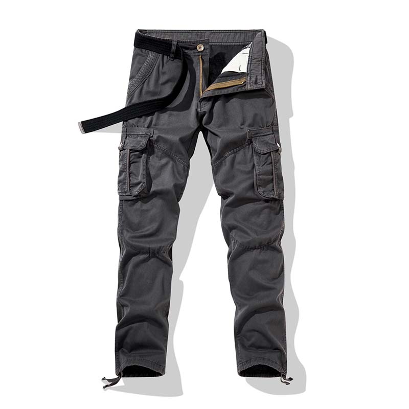 🧥 Taktische Cargohose für Herren | Mehrere Taschen 📦 Strapazierfähige Baumwollmischung 💪 Lockere, formgebende Kniepartie 🦵 Verstellbarer Bund und Beinabschlüsse 🎛️