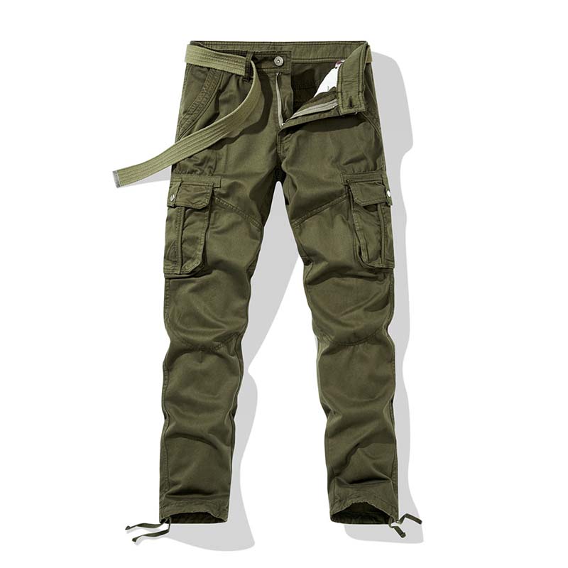 🧥 Taktische Cargohose für Herren | Mehrere Taschen 📦 Strapazierfähige Baumwollmischung 💪 Lockere, formgebende Kniepartie 🦵 Verstellbarer Bund und Beinabschlüsse 🎛️