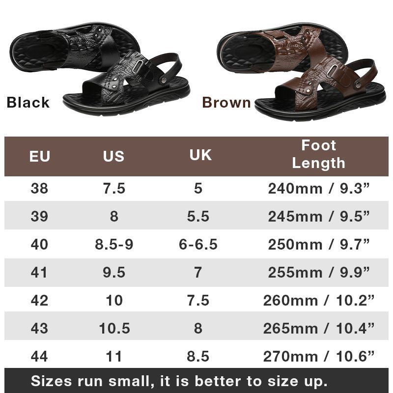 👞 50% RABATT! ☀️ Atmungsaktive Herren-Sandalen aus Rindsleder für den doppelten Gebrauch – Bequem, vielseitig & perfekt für Freizeit und Strand 🏖️