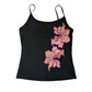 Slim Fit Träger-Top mit Paillettenblume