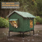 🏠 Nur für kurze Zeit: 50% Rabatt+Versandkostenfrei! 🐈 Erhöhtes Outdoor-Katzenhaus für jedes Wetter – Wasserdicht, isoliert, faltbar 🌧️