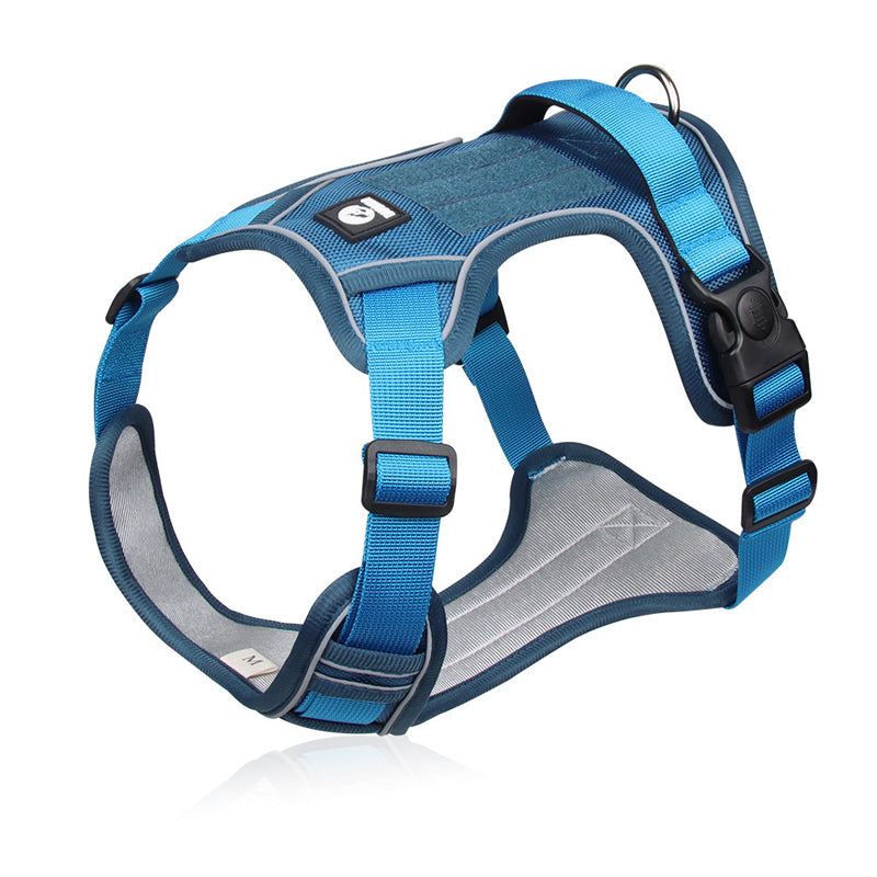 🐕 48% RABATT! ✨ Hundegeschirr ohne Zugkraft mit Leine und LED-Halsband – Vorderer D-Ring, Reflektierend, Verstellbar 🦮