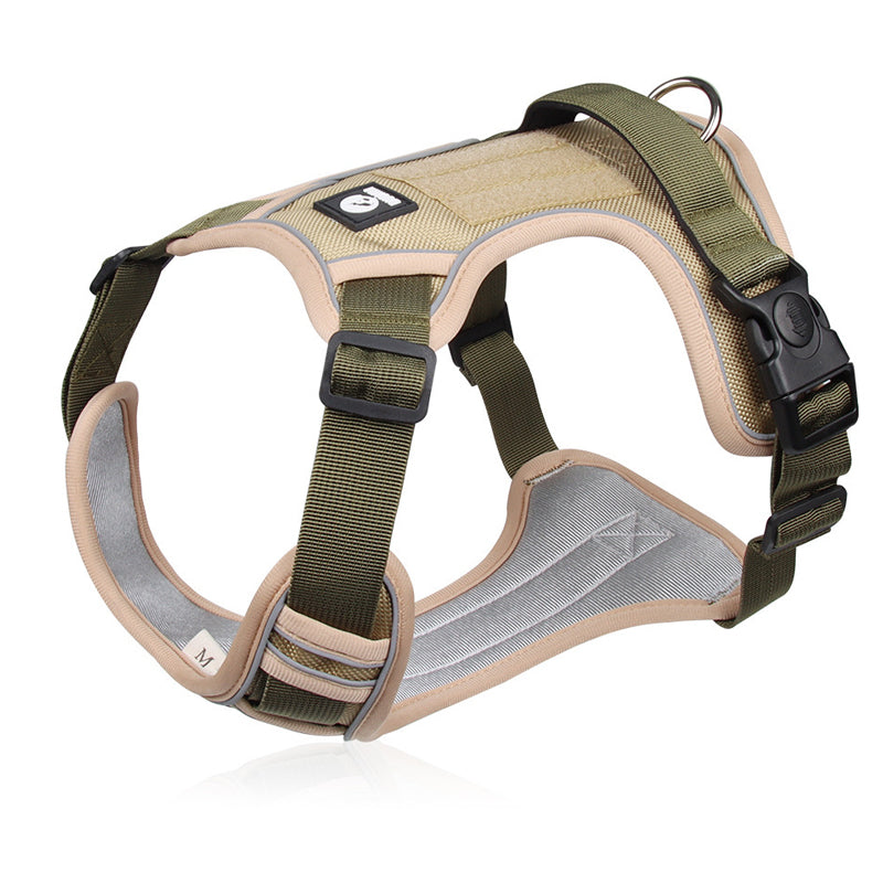 🐕 48% RABATT! ✨ Hundegeschirr ohne Zugkraft mit Leine und LED-Halsband – Vorderer D-Ring, Reflektierend, Verstellbar 🦮