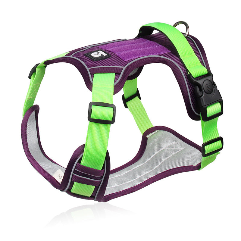 🐕 48% RABATT! ✨ Hundegeschirr ohne Zugkraft mit Leine und LED-Halsband – Vorderer D-Ring, Reflektierend, Verstellbar 🦮