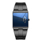 ⌚ 40% RABATT! 💼 Herren-Quarzarmbanduhr im quadratischen Design – Edelstahlband, wasserdicht & modern – Ideal für Alltag & Business ✨