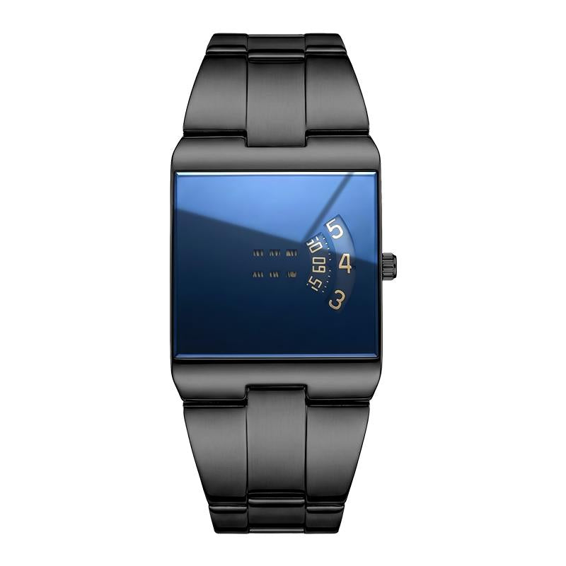 ⌚ 40% RABATT! 💼 Herren-Quarzarmbanduhr im quadratischen Design – Edelstahlband, wasserdicht & modern – Ideal für Alltag & Business ✨