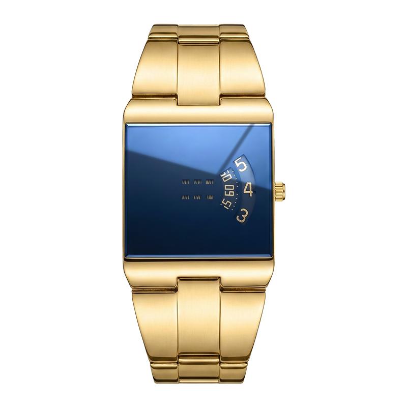 ⌚ 40% RABATT! 💼 Herren-Quarzarmbanduhr im quadratischen Design – Edelstahlband, wasserdicht & modern – Ideal für Alltag & Business ✨