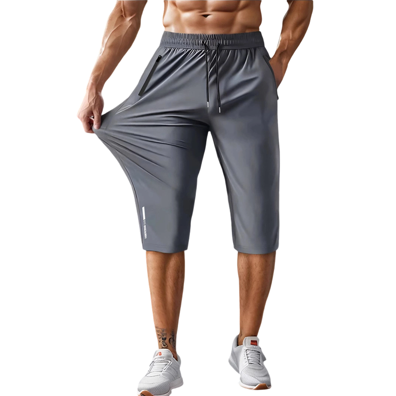 🩳 LIMITED-TIME 50% RABATT! 🏃‍♂️ Sport-Caprihose für Herren – Schnelltrocknend, Elastisch, Reißverschlusstaschen ✨