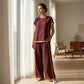 👚 50% RABATT! 🌸 Damen Casual Zweiteiler mit Kontrastbesatz – Lässiger Look, Leichter Stoff & Perfekt Für Einen Modischen, Entspannten Auftritt Im Sommer 💃