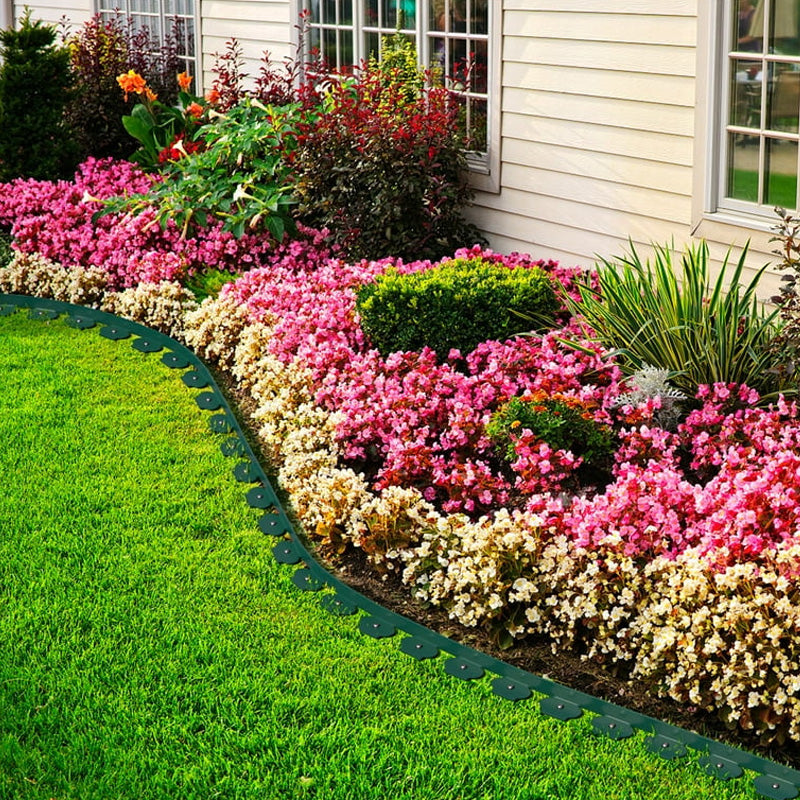 📢📢40% RABATT !!⏰Schwarze PE-Gartenkante – flexibler Rasen- & Beetbegrenzer aus hochdichtem Kunststoff, wetterfest & einfach zu verlegen