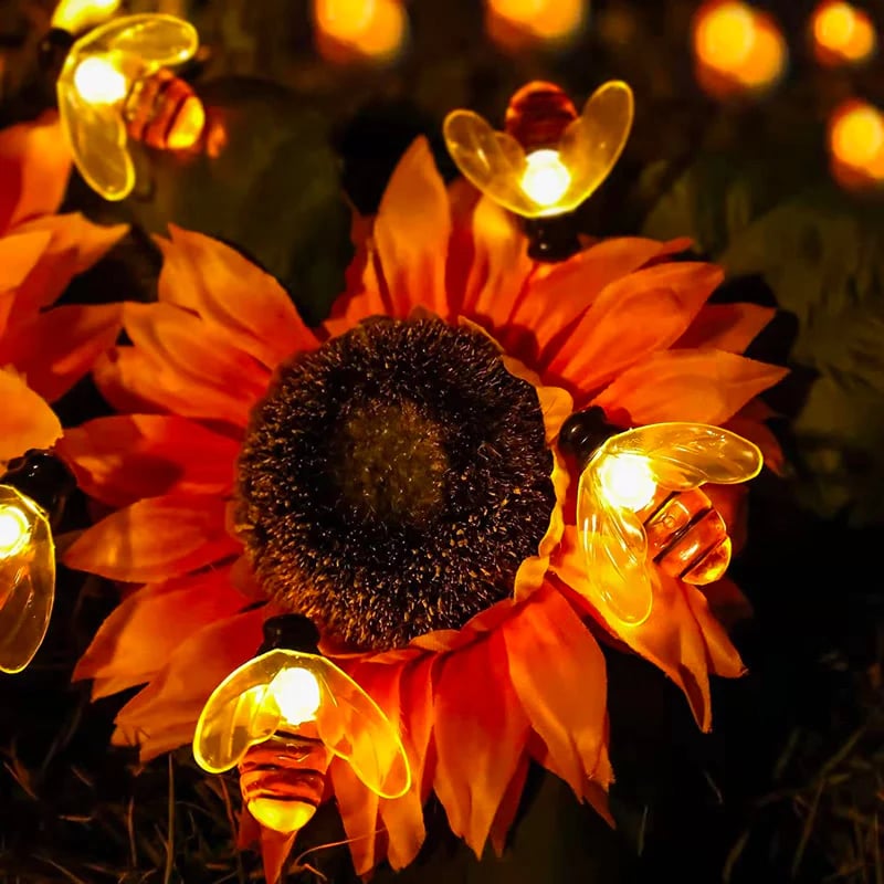 Solare Bienenleuchten – niedliches Design für Garten, Balkon & Terrasse – dekorativ & energiesparend – automatisches Einschalten bei Dunkelheit🐝☀️