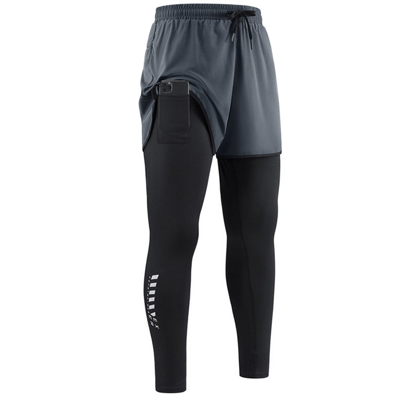 🏃‍♂️ 50% RABATT! ✨ Herren 2-in-1 Laufhosen – Kompression & atmungsaktiv – Integrierte Shorts, schnelltrocknend & perfekt für Training oder Wettkampf 💪