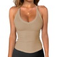 📢📢 50 % RABATT !! ⏰ Damen-Ribbed-V-Ausschnitt-Tanktop