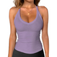📢📢 50 % RABATT !! ⏰ Damen-Ribbed-V-Ausschnitt-Tanktop