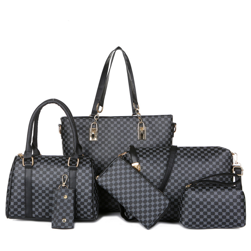 🔥LETZTER TAG – 50 % RABATT👜 6-teiliges Taschenset | ✨ Hochwertiges PU-Leder · Klassisch, strapazierfähig und pflegeleicht🎒