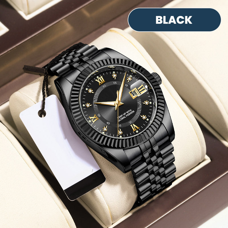 ⌚ LIMITIERTE AKTION: 50% RABATT! ✨ Herren Business Armbanduhr – Quarz, Edelstahl, 8 Farben 🤵