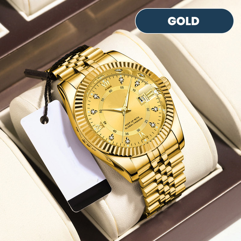 ⌚ LIMITIERTE AKTION: 50% RABATT! ✨ Herren Business Armbanduhr – Quarz, Edelstahl, 8 Farben 🤵