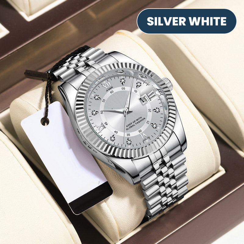 ⌚ LIMITIERTE AKTION: 50% RABATT! ✨ Herren Business Armbanduhr – Quarz, Edelstahl, 8 Farben 🤵