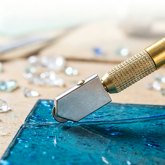 Professioneller Glas-Schneider in Stiftform mit Rollrad