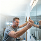 Professioneller Glas-Schneider in Stiftform mit Rollrad