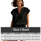 Damen lässiges V-Ausschnitt Oberteil & Shorts Set