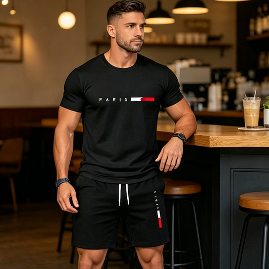 👕 50% RABATT! 🩳 2-teiliges Set aus bedrucktem Oberteil & Shorts für Herren – Leicht & atmungsaktiv – Perfekt für Strand, Urlaub oder heiße Sommertage – lässiger Look mit Komfort ☀️