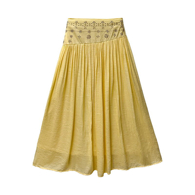 👗 50% RABATT! 👖 Damen-A-Linien-Rock mit hohem Bund – Figurumschmeichelnd & vielseitig – Leichter, fließender Stoff – perfekt für Büro, Freizeit oder besondere Anlässe – kombiniert mit Bluse oder Top 🌸