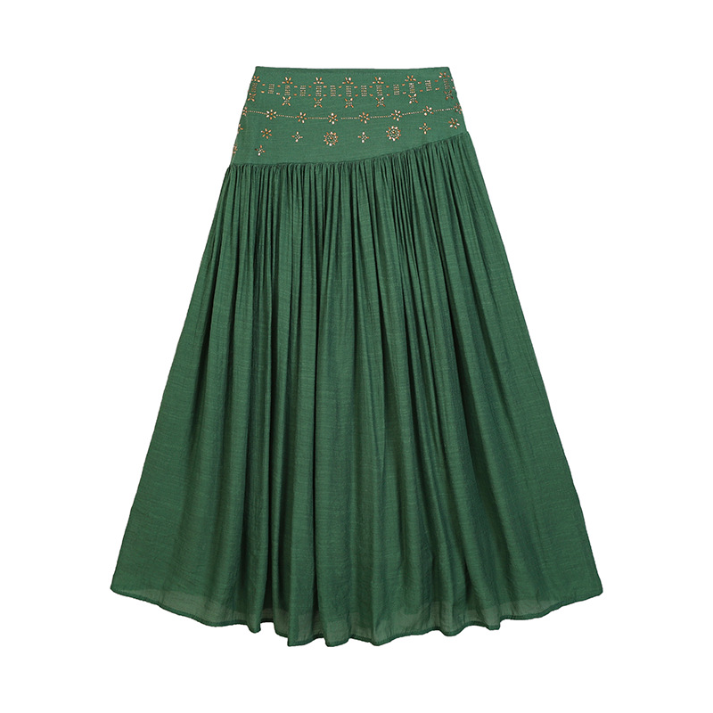 👗 50% RABATT! 👖 Damen-A-Linien-Rock mit hohem Bund – Figurumschmeichelnd & vielseitig – Leichter, fließender Stoff – perfekt für Büro, Freizeit oder besondere Anlässe – kombiniert mit Bluse oder Top 🌸