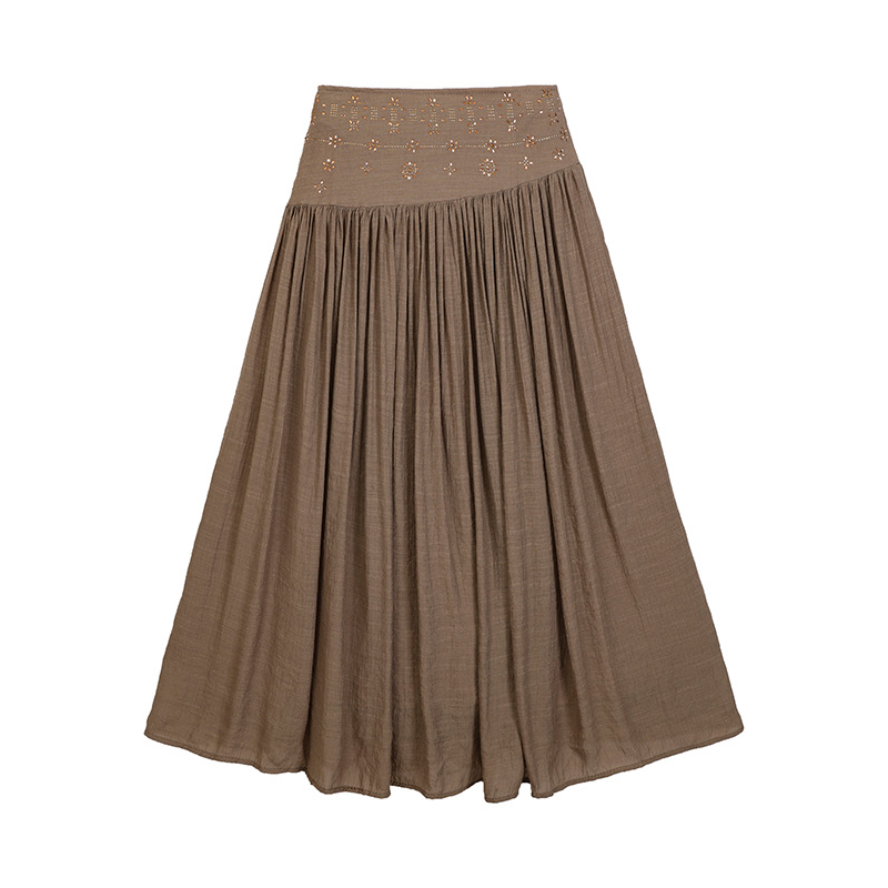 👗 50% RABATT! 👖 Damen-A-Linien-Rock mit hohem Bund – Figurumschmeichelnd & vielseitig – Leichter, fließender Stoff – perfekt für Büro, Freizeit oder besondere Anlässe – kombiniert mit Bluse oder Top 🌸