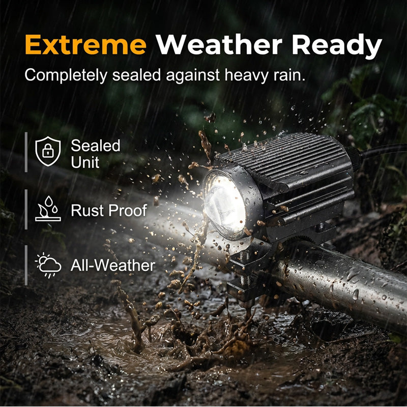 🏍️ 50% RABATT! 💡 Universal Motorrad LED Scheinwerfer – Zweifarbiges Zusatz-Fahrlicht – Weiß/Amber, wasserdicht & einfach zu montieren – erhöht die Sichtbarkeit bei Tag und Nacht – perfekt für Straße und Gelände 🌙