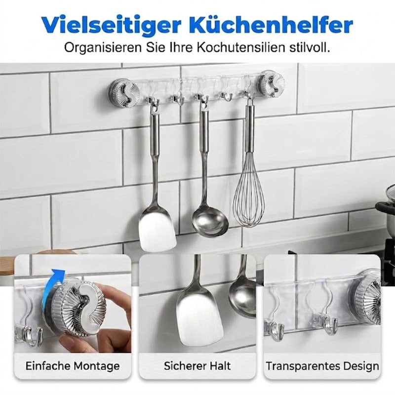 📢📢JETZT 50 % RABATT!! ⏰Minimalistische Hakenleiste mit Saugnapf