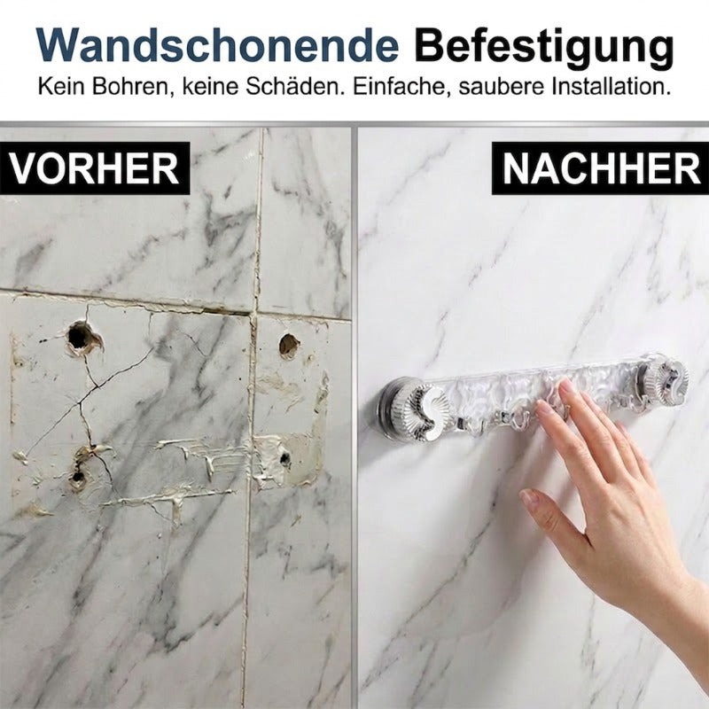 📢📢JETZT 50 % RABATT!! ⏰Minimalistische Hakenleiste mit Saugnapf