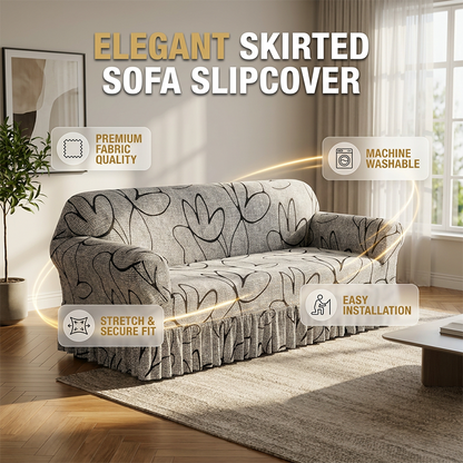 🛍️ 50 % Rabatt – Dehnbarer Sofa-Überzug – passgenau, rutschfest & waschbar – für eine stilvolle & geschützte Couch 🛋️