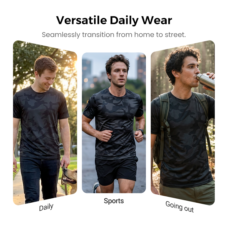 👕 60% RABATT! 🌿 Schnelltrocknendes Camouflage-Sport-T-Shirt für Herren – Atmungsaktiv & leicht – Feuchtigkeitsableitend, ideal für Fitnessstudio, Laufen oder Outdoor-Aktivitäten 💪