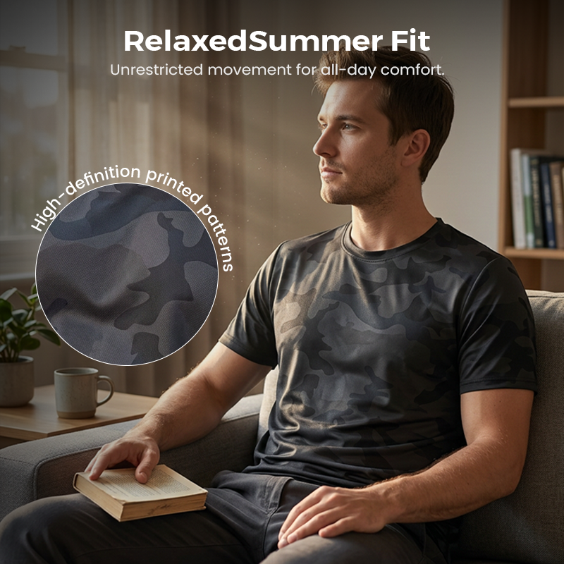 👕 60% RABATT! 🌿 Schnelltrocknendes Camouflage-Sport-T-Shirt für Herren – Atmungsaktiv & leicht – Feuchtigkeitsableitend, ideal für Fitnessstudio, Laufen oder Outdoor-Aktivitäten 💪