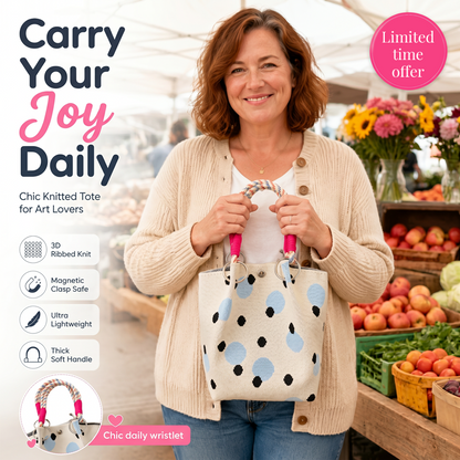 Niedliche Gepunktete Handtasche für Damen